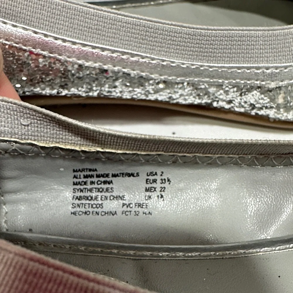 Michael Kors Kids Sparkly Silver Dress Shoes